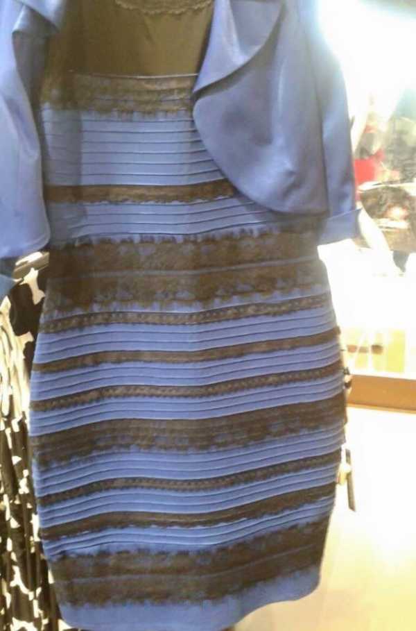 Платье разного цвета восприятие